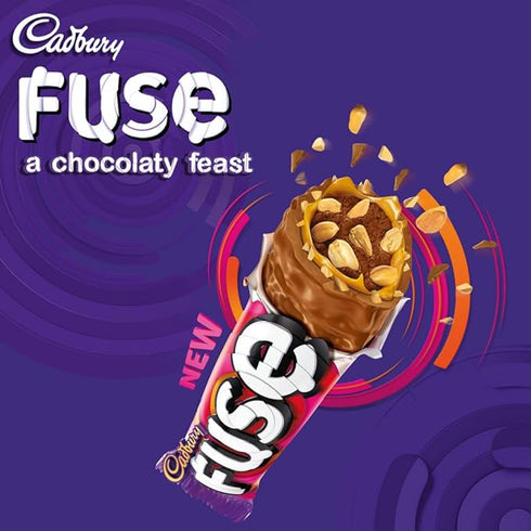 Cadbury Fuse Peanut & Caramel filled Chocolate
